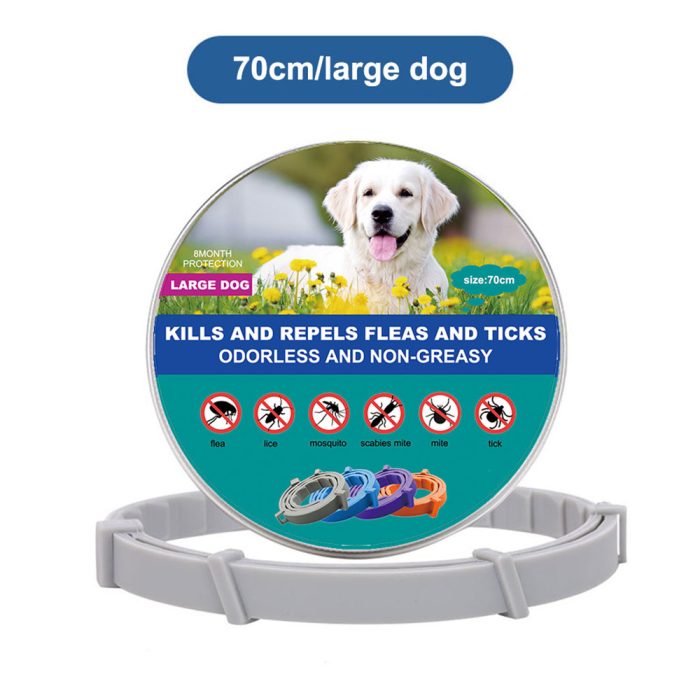 Anti Flea And Tick Collar-gray large dog