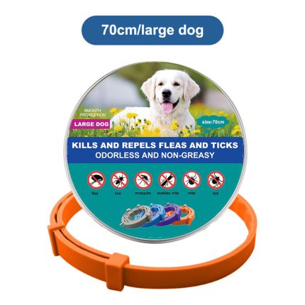 Anti Flea And Tick Collar-orange large dog