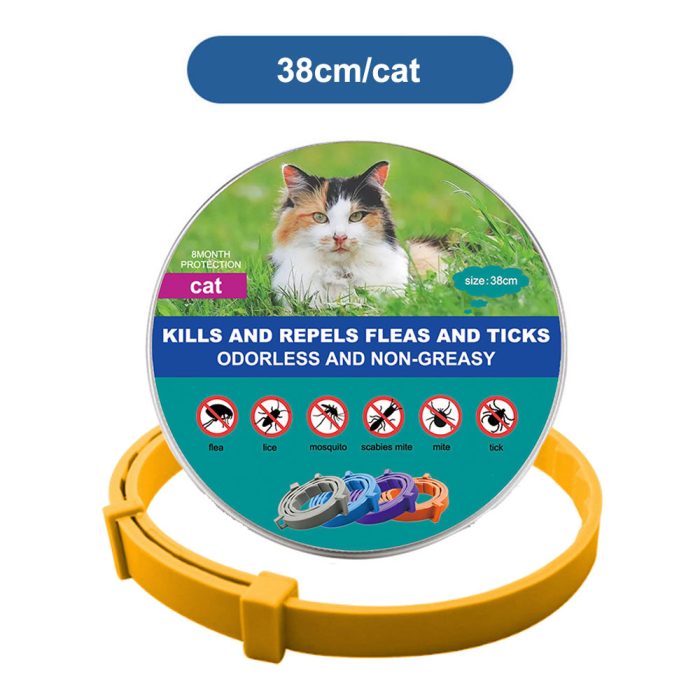 Anti Flea And Tick Collar-yellow cat